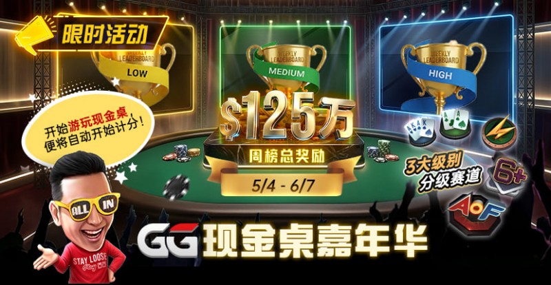 【掼蛋扑克】GG现金桌嘉年华2026｜排行榜规则+积分机制+每日/每周奖励详解