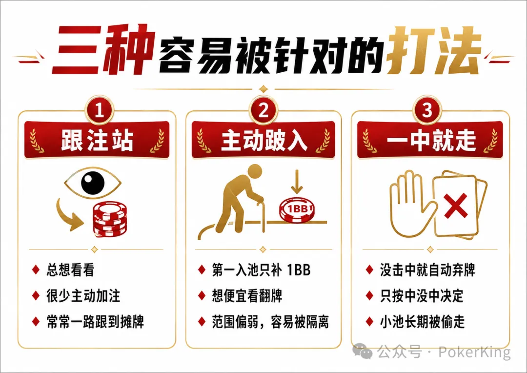 【掼蛋扑克】跟注站、主动跛入、一中就走——现金桌最容易被吃穿的三种打法，你中招了吗？